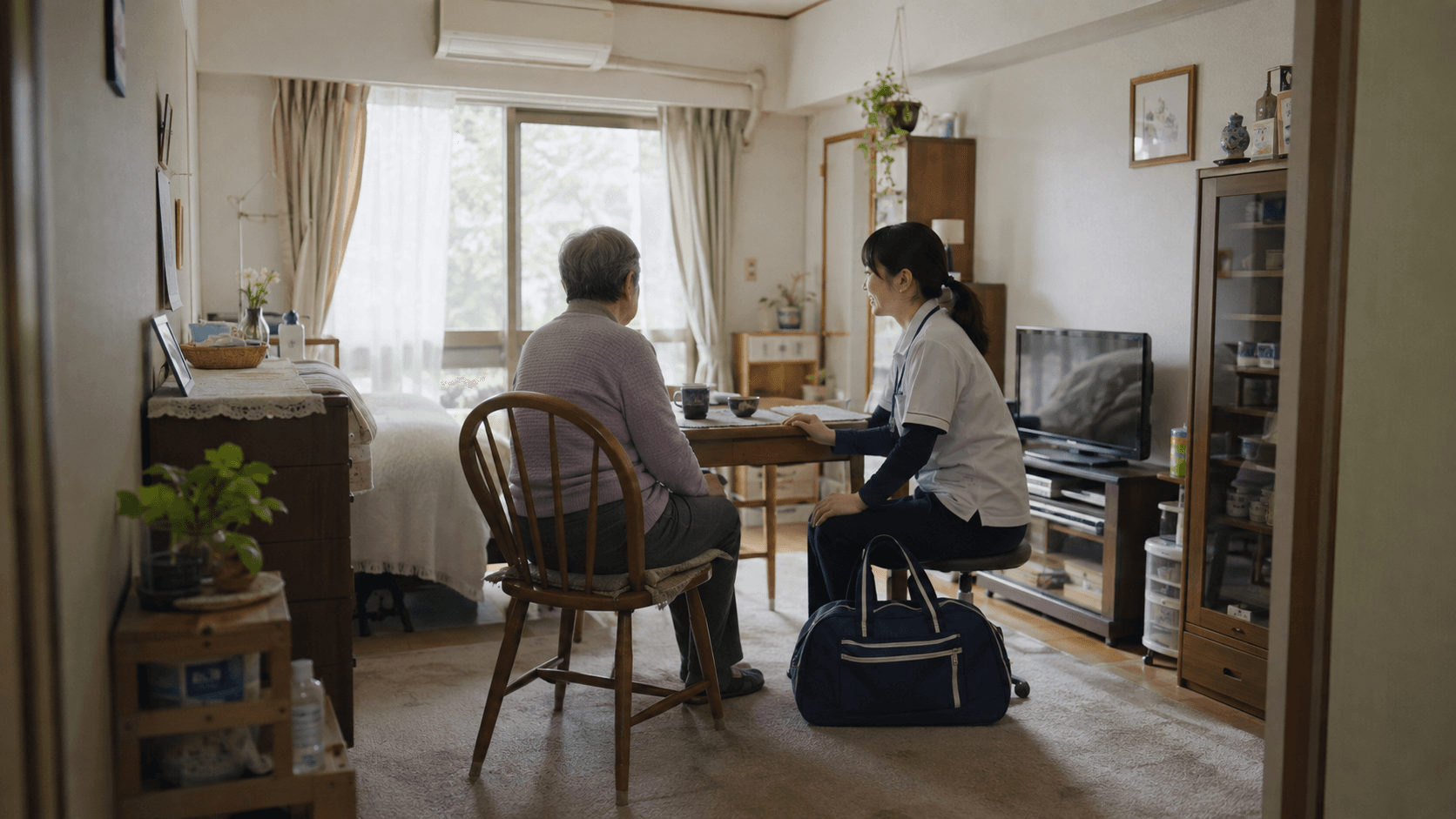 一人暮らしの高齢者が1,000万人を超える時代、訪問看護は「見守り」の要になる|2050年に65歳以上の独居は約1,084万人、介護する家族がいない在宅を誰が支えるか