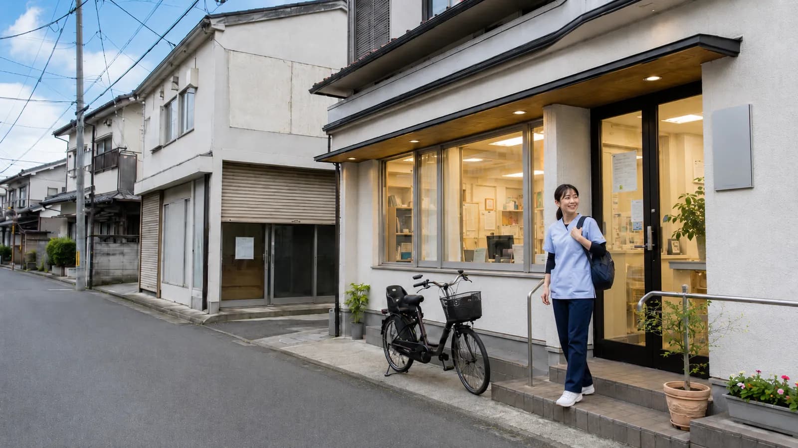 増える訪問看護、消える訪問介護——在宅の両輪で進む、正反対の淘汰|訪問看護は新規開設2,487件で過去最高、訪問介護は倒産91件・空白地帯100自治体超のサムネイル画像