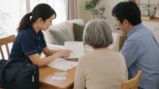 訪問看護は、なぜ「二つの保険」をまたぐのか——医療保険と介護保険の使い分けを、やさしく整理する|要介護認定・別表第7・特別指示書で、適用される保険は変わるのサムネイル画像