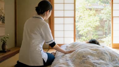「家で最期を迎えたい」という願いと、17%という現実——訪問看護師として、在宅の看取りに寄り添う|自宅での最期を望む人は多く、実際に自宅で亡くなる人は約17%のサムネイル画像