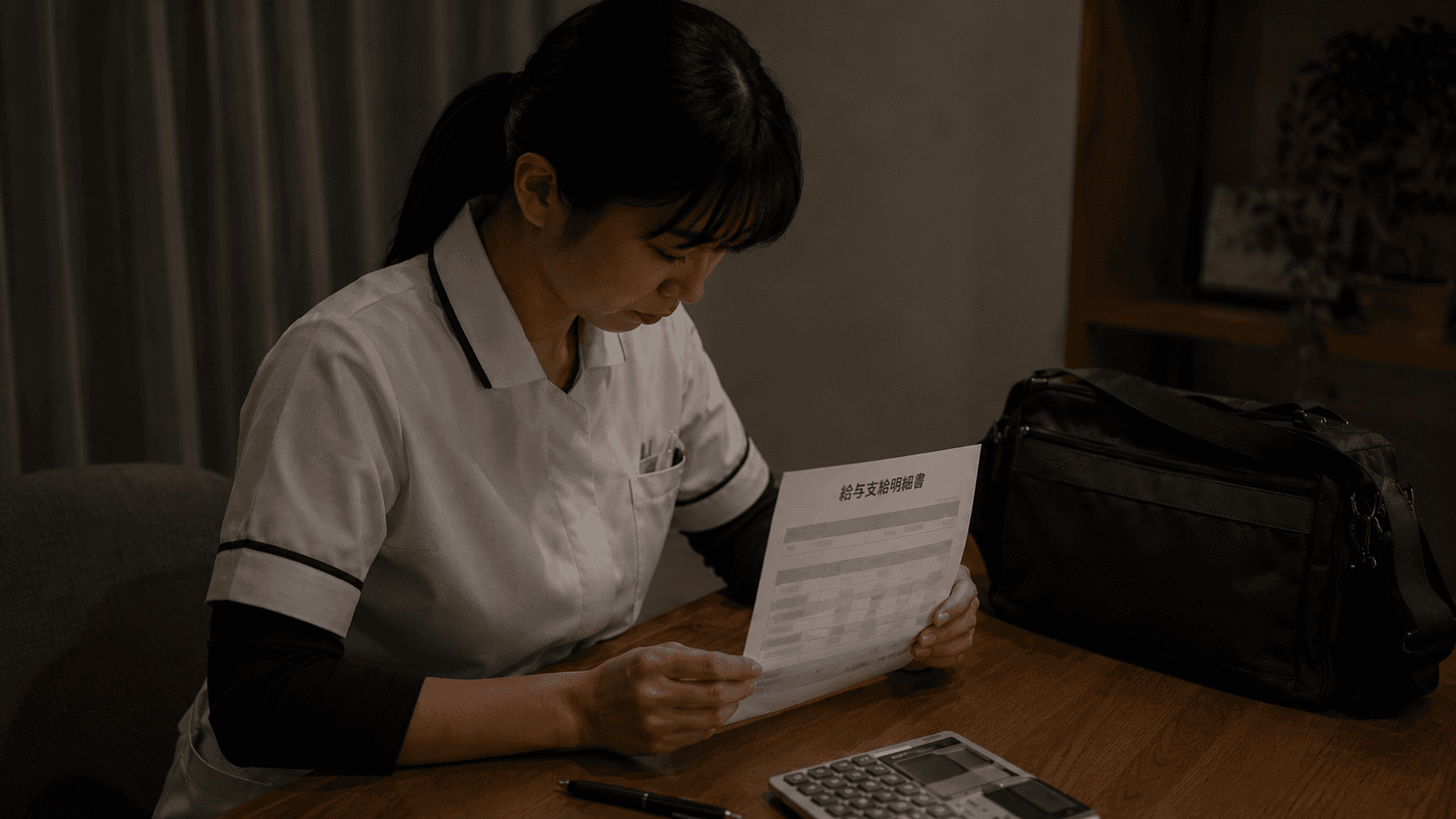 基本給は、12年で6,000円しか上がっていない——訪問看護師として、賃金のことを考える|訪問看護の年収は病院より低く、2026年6月の処遇改善加算は1.8%