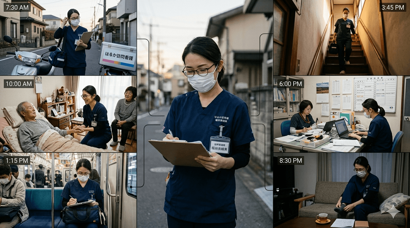 訪問看護師の1日 朝7時から夜まで、現場のリアル