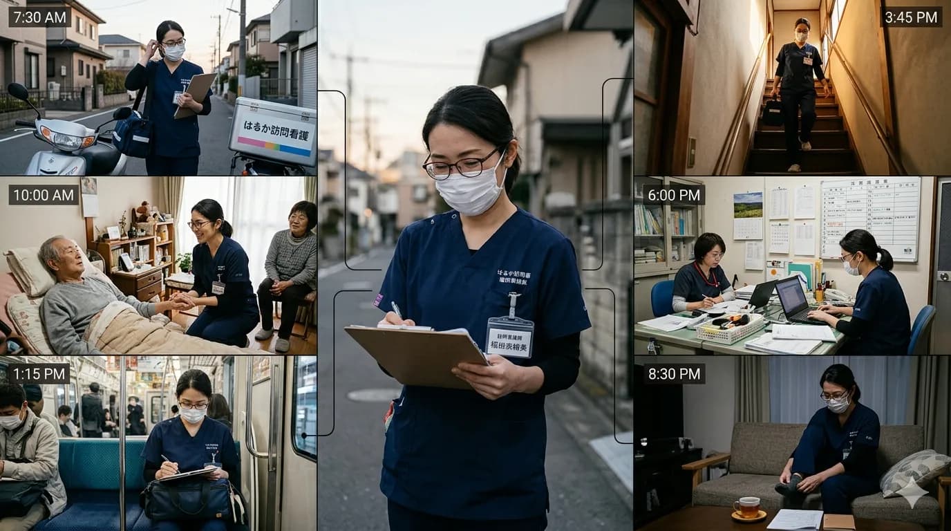 訪問看護師の1日 朝7時から夜まで、現場のリアルのサムネイル画像