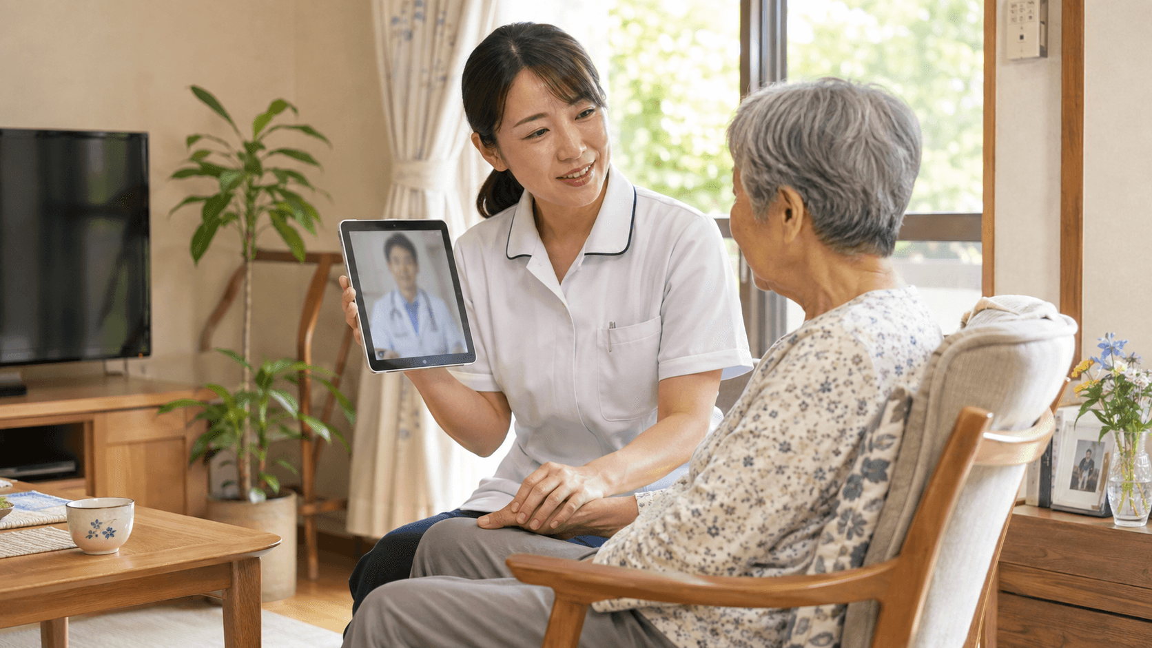 へき地限定が、外れた——訪問看護師が同席するオンライン診療が全国で可能に|D to P with Nの新設評価と、一人で判断しなくてよくなる仕組み