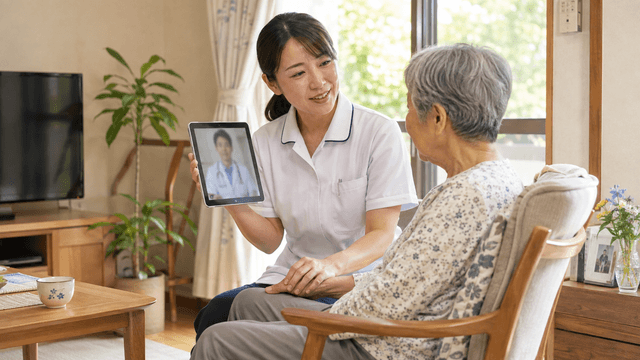 へき地限定が、外れた——訪問看護師が同席するオンライン診療が全国で可能に|D to P with Nの新設評価と、一人で判断しなくてよくなる仕組みのサムネイル画像