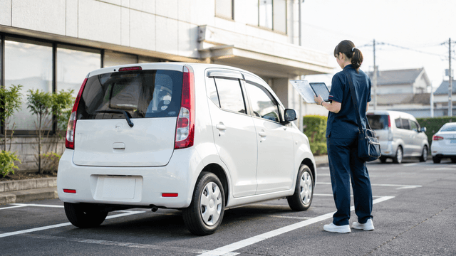 スタッフの交通事故は、事業所の賠償責任になる——訪問看護が見落とす車両管理|マイカー業務使用の黙認、任意保険の確認漏れ、アルコールチェック義務までのサムネイル画像